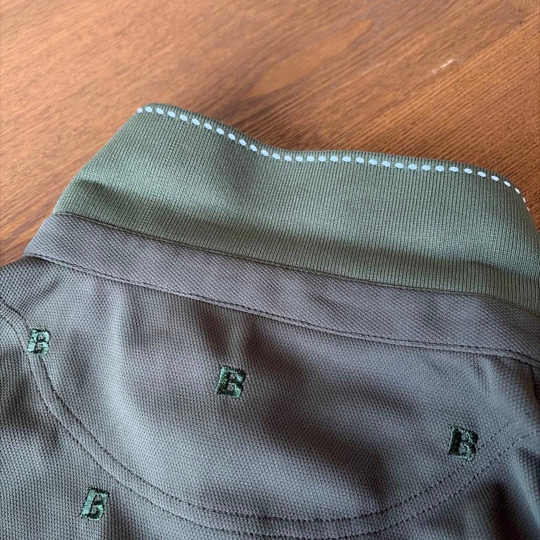 ブリーフィングゴルフポロシャツ　カーキ未使用