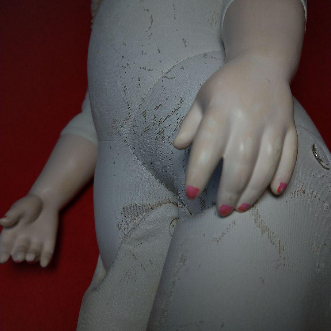 作りかけ　市松人形　ビスクドール