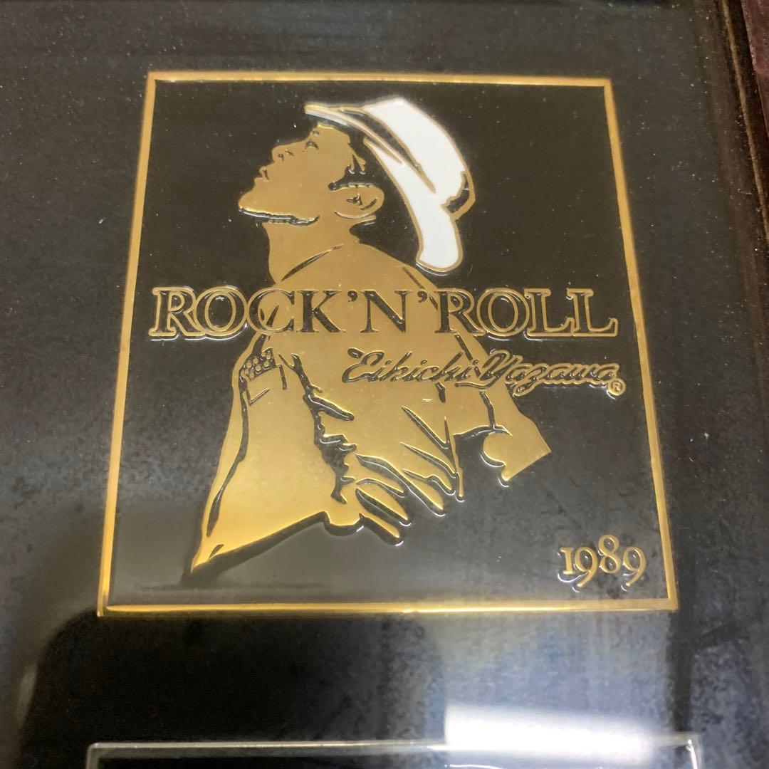 矢沢永吉額入りメタルプレート