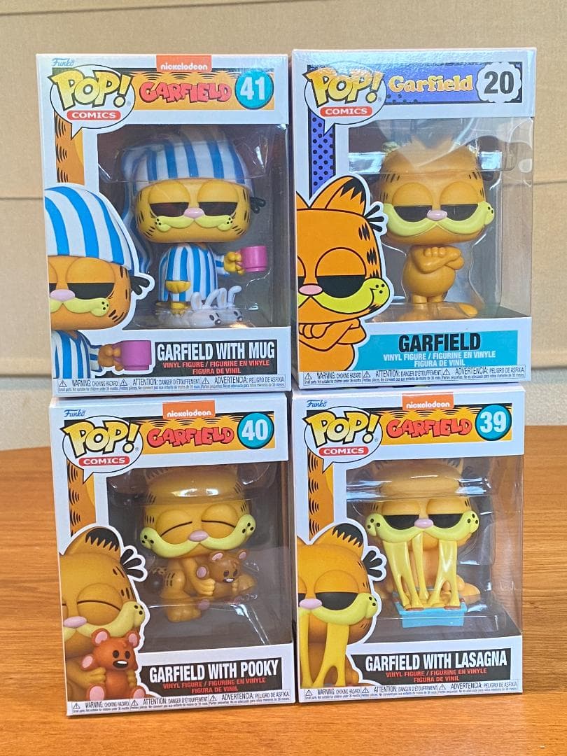 ガーフィールド フィギュア 4体セット FUNKO POP ファンコポップ