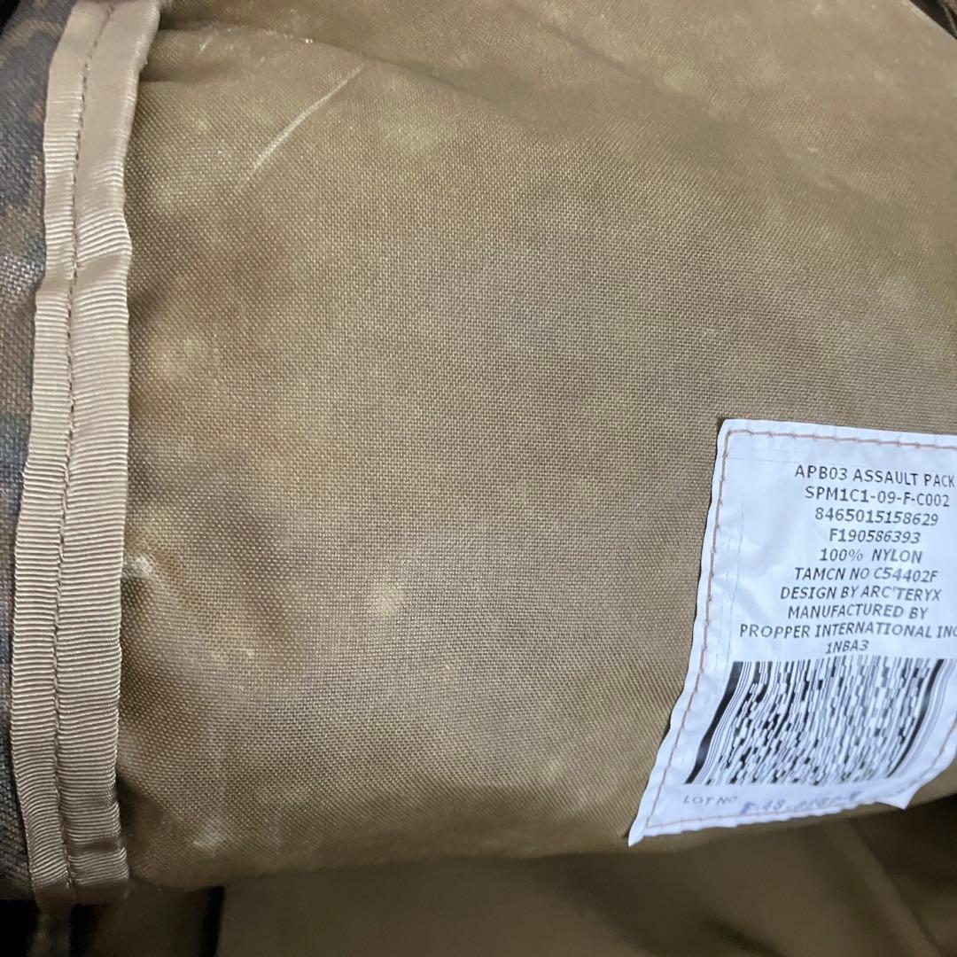 アークテリクス アサルトパック デジカモ ミリタリー カモフラ　迷彩　サバゲー