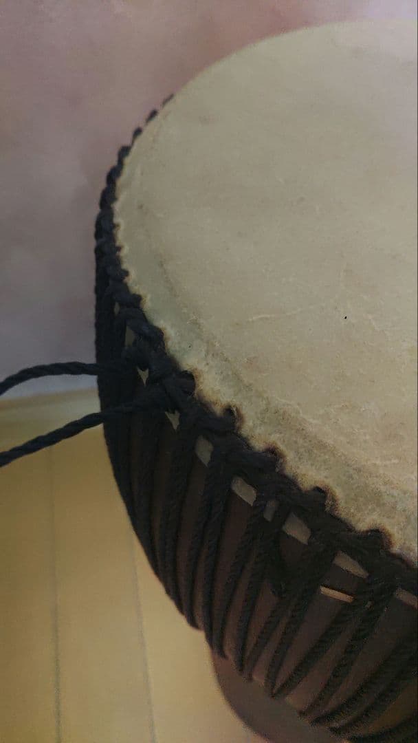 hana kumi　ジャンベ　直径約24.5cm高さ約48.5cm　　②