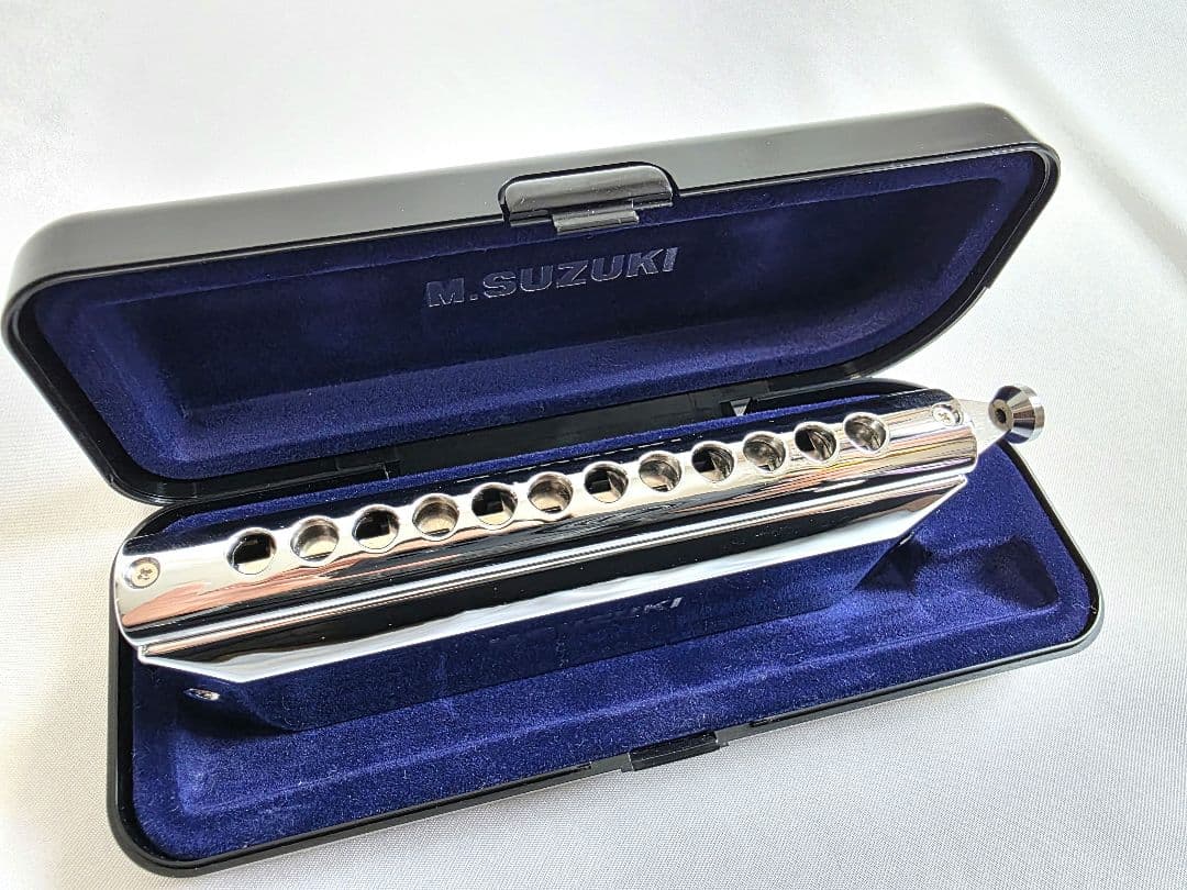 【美品】SUZUKI クロマチックハーモニカ「SCX-48」