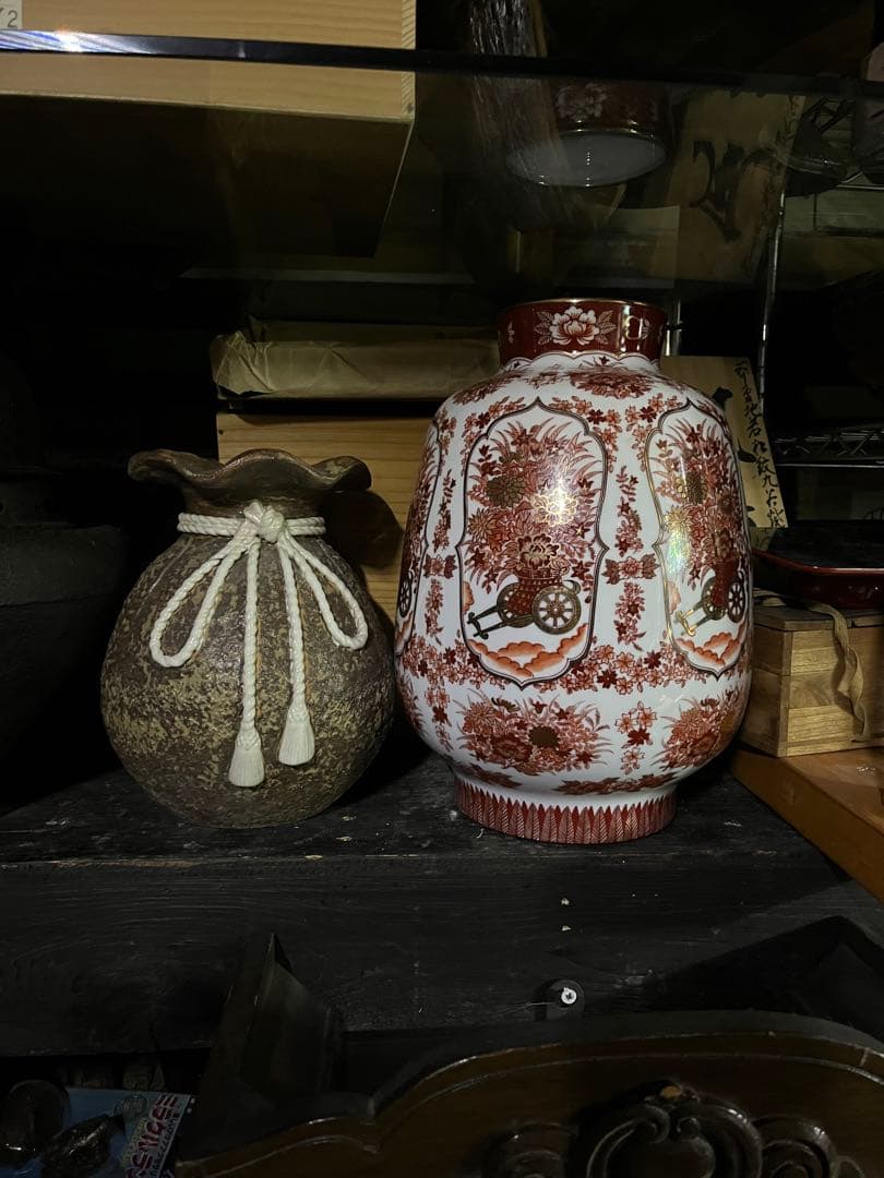 花瓶、壺、信楽焼、九谷焼、備前焼きなど各種 まとめ陶器花瓶