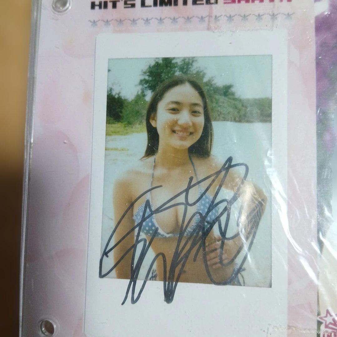 紗綾　サイン入りチェキ　HIT'S LIMITED SARAYA サイン入り