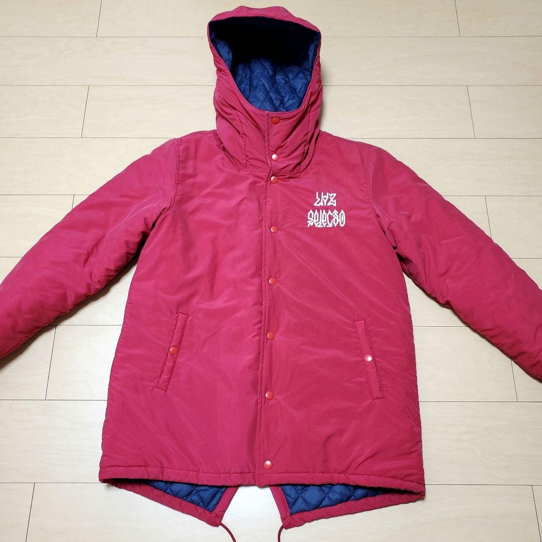 【ほぼ未使用】ルースイソンブラ 中綿 パーカー ジャケット L 赤 廃盤モデル