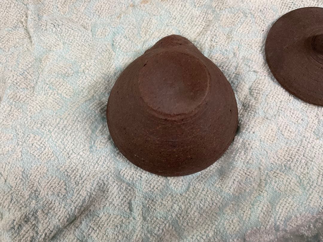 常滑焼　？　備前焼　？　陶器製 急須　蓋付き