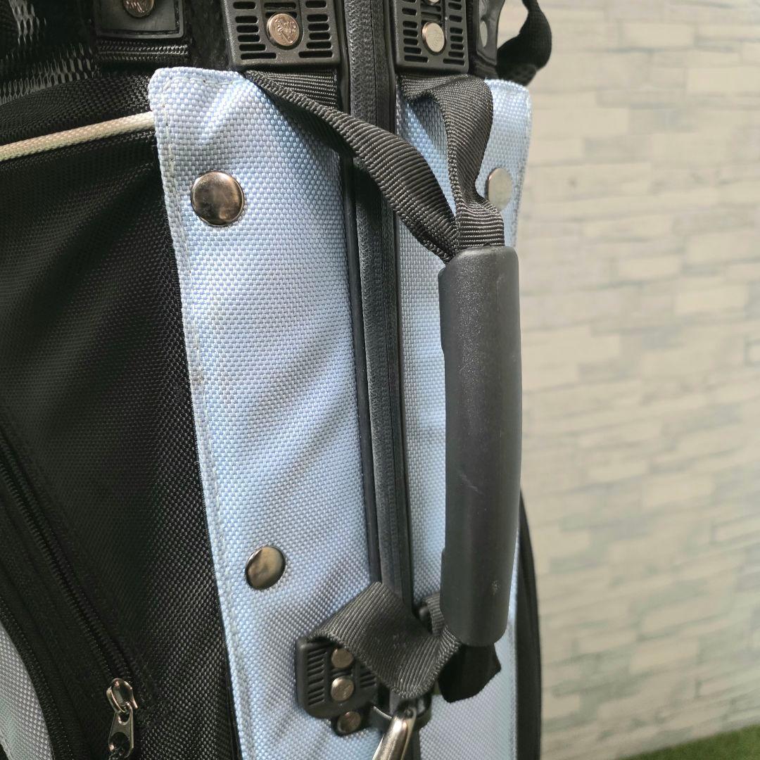 極美品 MEGA GOLF キャスター付 ハードケース キャディバッグ ブラック