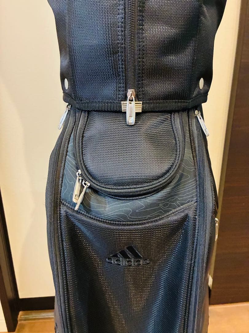 adidas アディダス　ブラック キャディバッグ