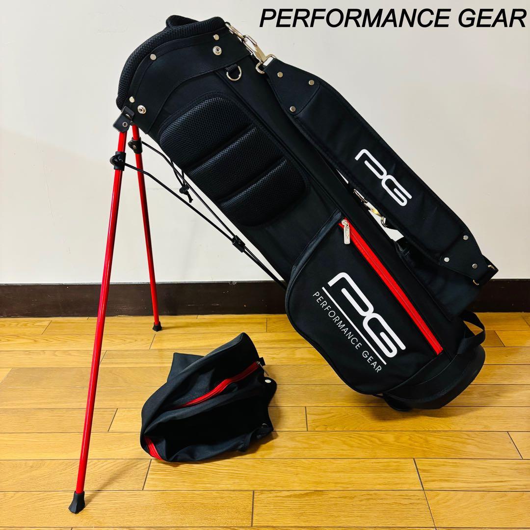 【ほぼ未使用】PERFORMANCE GEAR ゴルフキャディーバックスタンド式