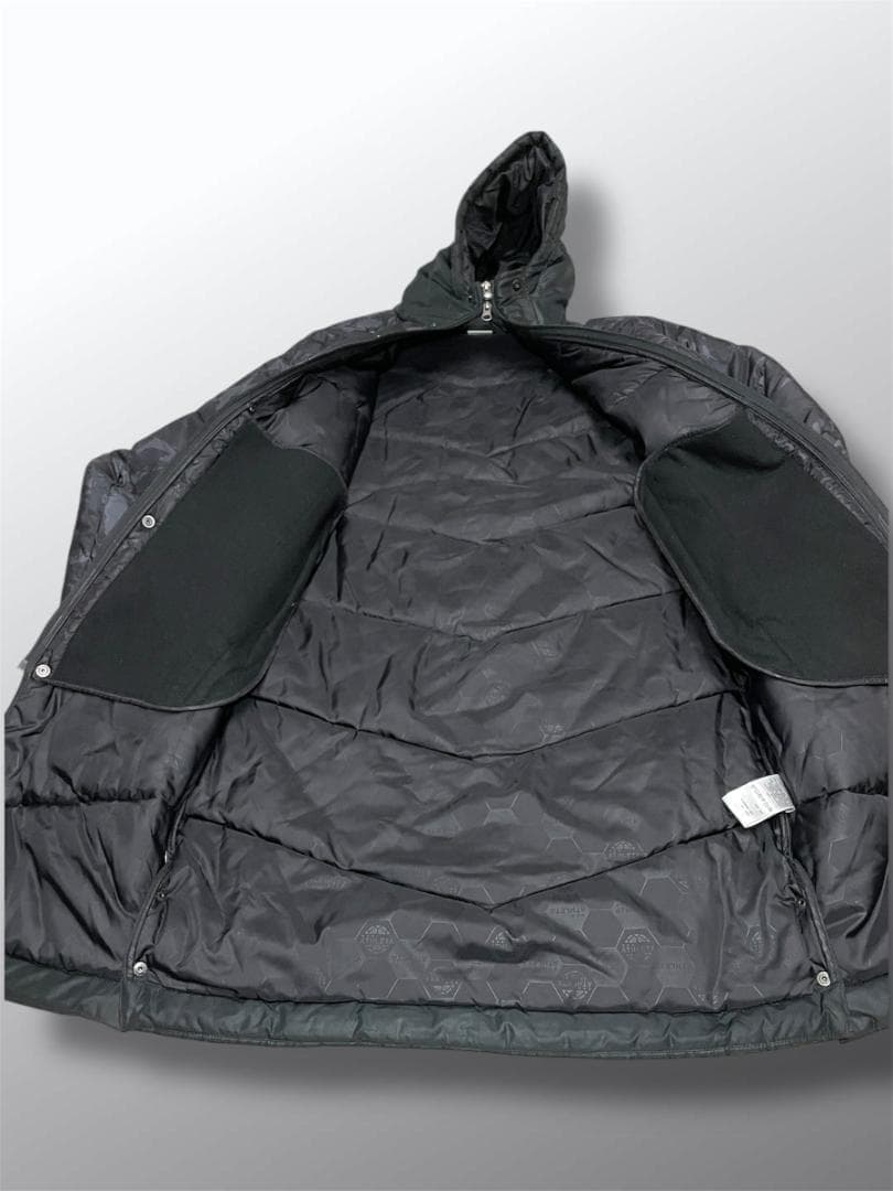 美品　ATHLETA アスレタ　ベンチコート ダブルジップ リブ袖 カモフラ