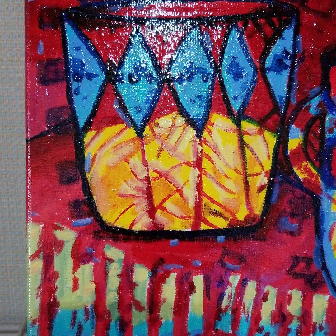 油絵　専用　２つのカップ