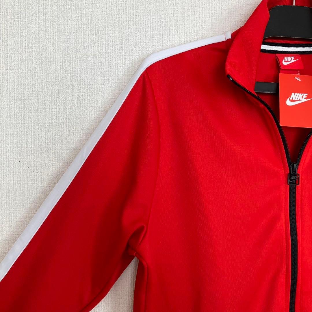 新品タグ付き☆NIKE ナイキ トラックジャケット 赤ジャージ ジップアップ L