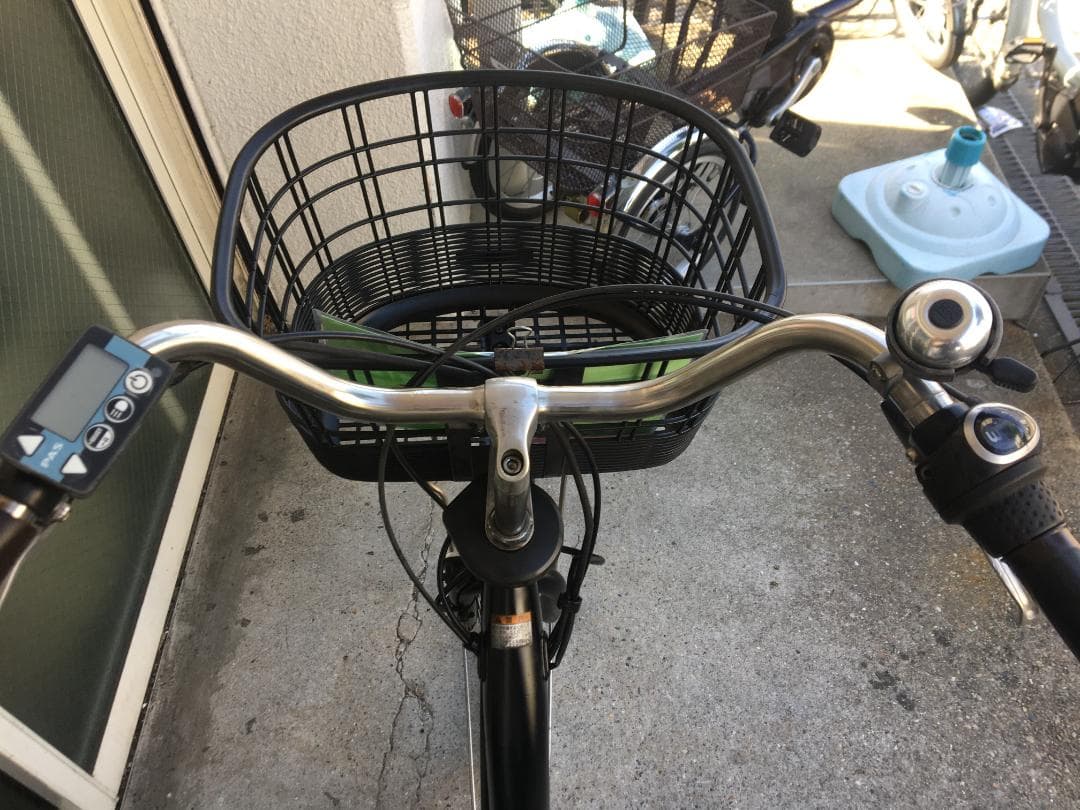 地域限定送料無料　パス　ウィズ　12,3AH　子供乗せ　黒　神戸市　電動自転車