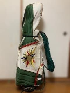 【最終値引き】美品 ジャンボ尾崎 90V キャディバッグ 緑/白