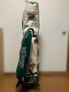 【最終値引き】美品 ジャンボ尾崎 90V キャディバッグ 緑/白