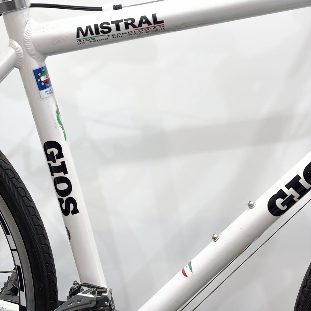 GIOS MISTRAL クロスバイク 2023年モデル 480サイズ ホワイト