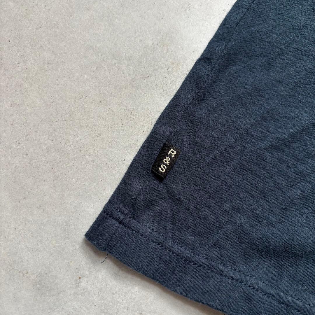 rough&swell ラフアンドスウェル タートルネック長袖シャツ ロゴ刺繍