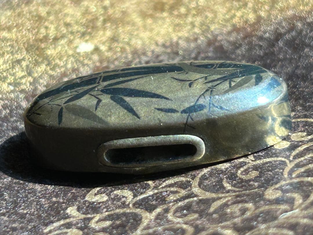 刀装具　竹林　竹　武具　日本刀　骨董　アンティーク　コレクション