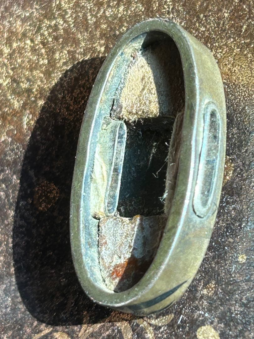 刀装具　竹林　竹　武具　日本刀　骨董　アンティーク　コレクション