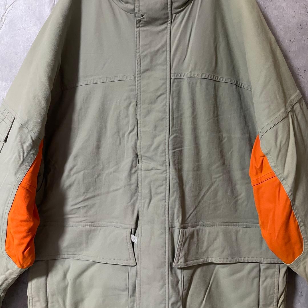 Burtonバートンスキーウェアスノーボードジャケットブルゾンベージュオレンジ