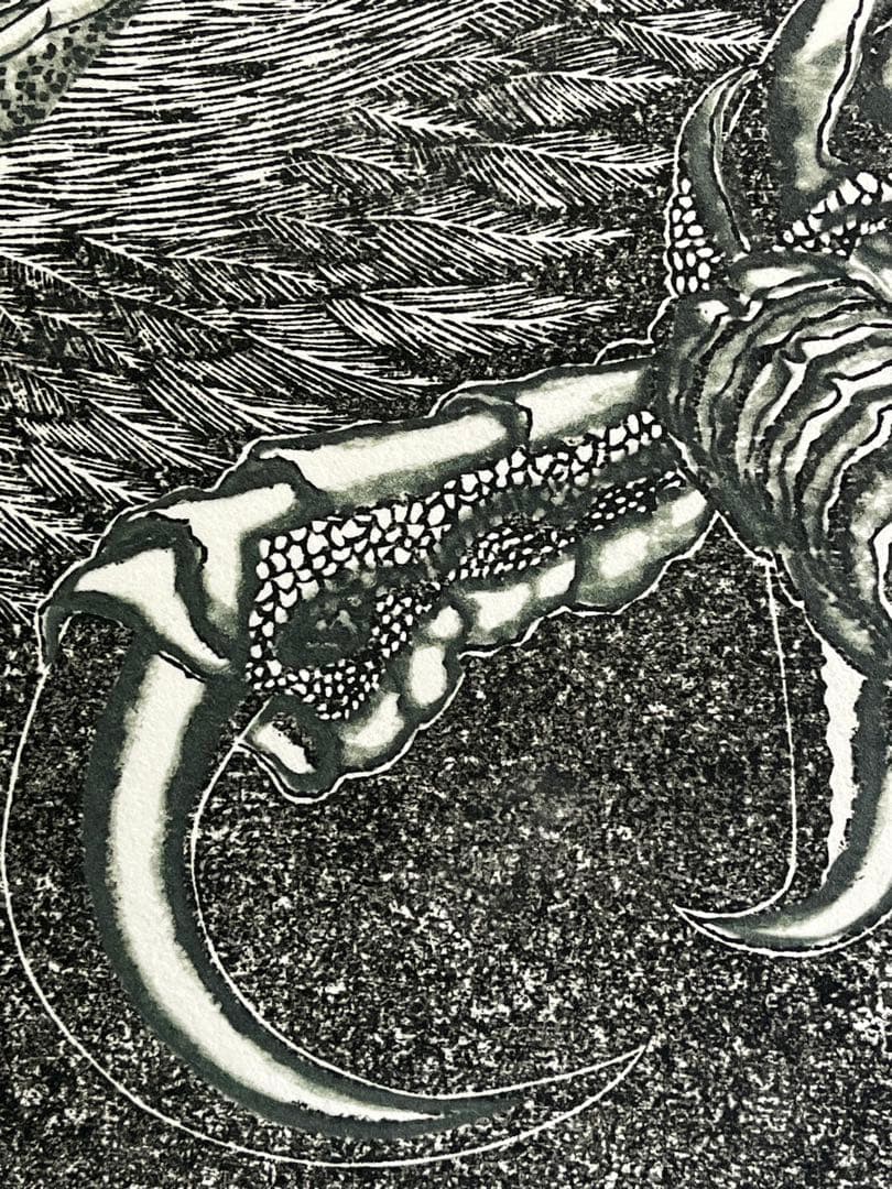 木版画『必中』