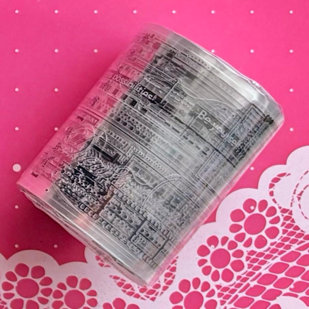 PET 线与框 ダイカット加工　5cm×5m 海外マスキングテープ