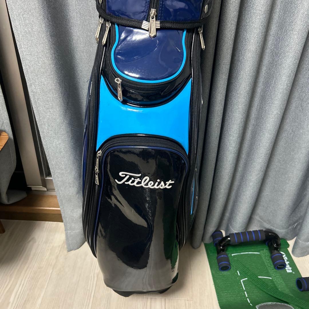 Titleist キャディバッグ 青黒