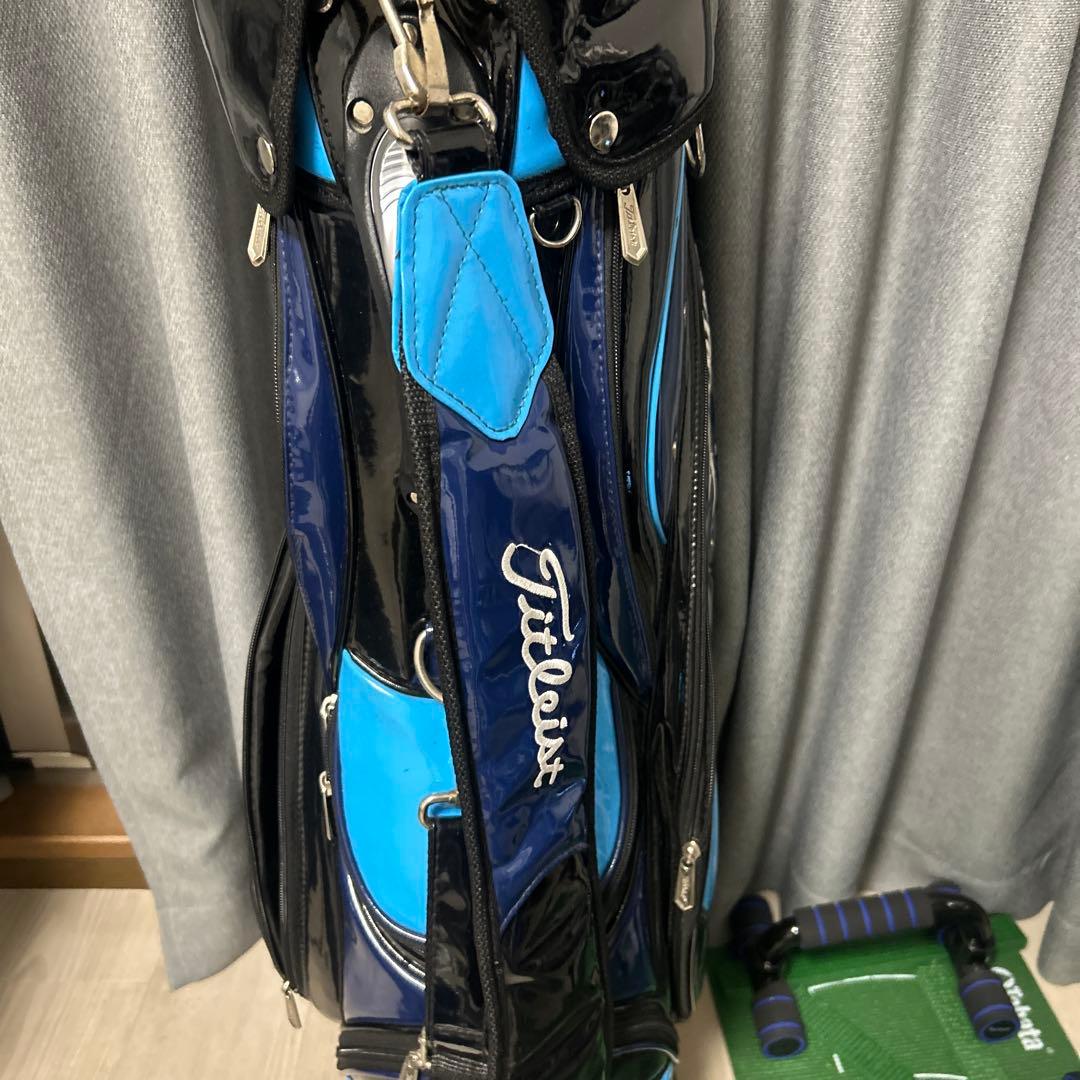 Titleist キャディバッグ 青黒