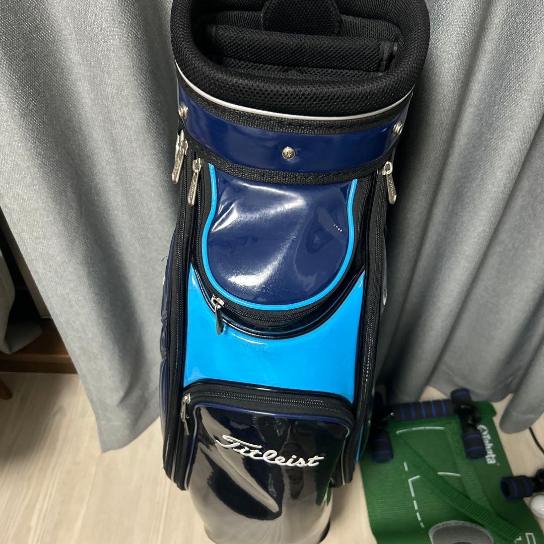 Titleist キャディバッグ 青黒