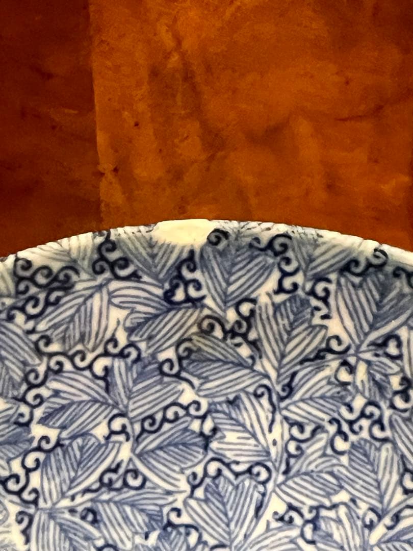 中国染付お碗東雲堂製明治？日本製お茶碗名品アンティーク唐物古美術品骨董江戸青磁