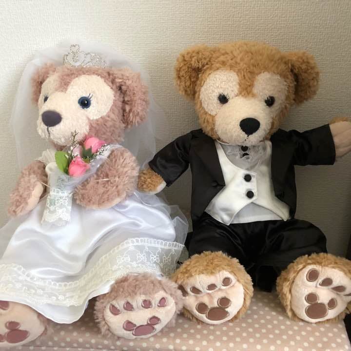 ダッフィー シェリーメイ 結婚式衣装