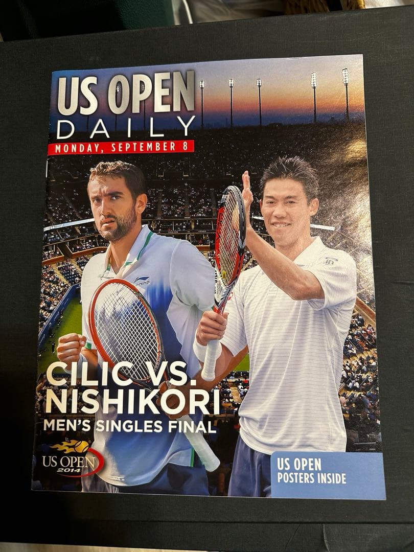 【超貴重】2014年 US open 決勝戦 会場限定 パンフレット