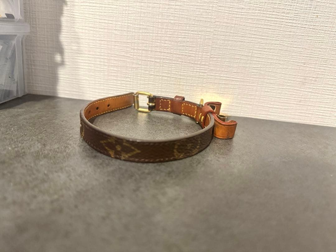 Louis Vuitton モノグラム ドッグカラー 首輪 可愛い LV 犬　猫