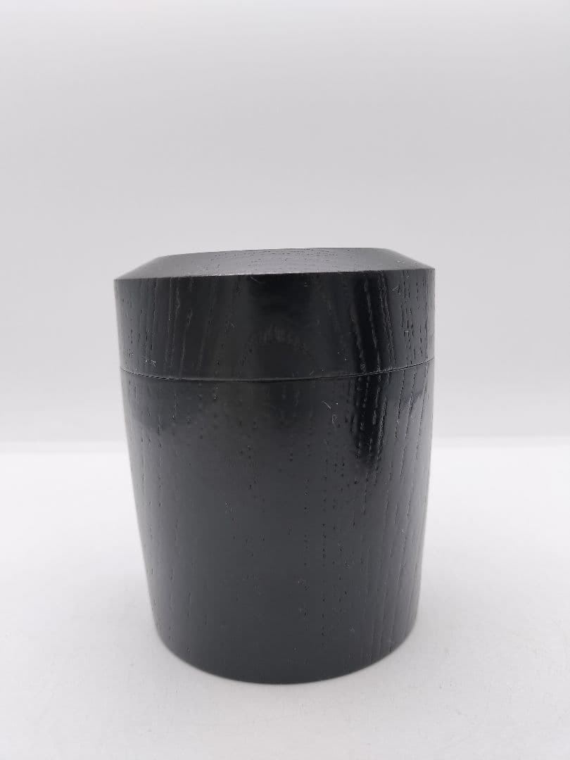 c760 詰棗 一双 木製掻合　挽家 詰茶入　茶道具 古物