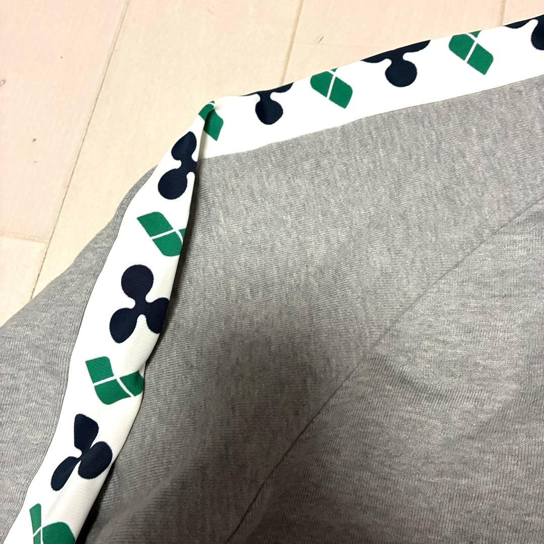 arena × rlm コラボジャージ上下セット グレー×グリーン デサント