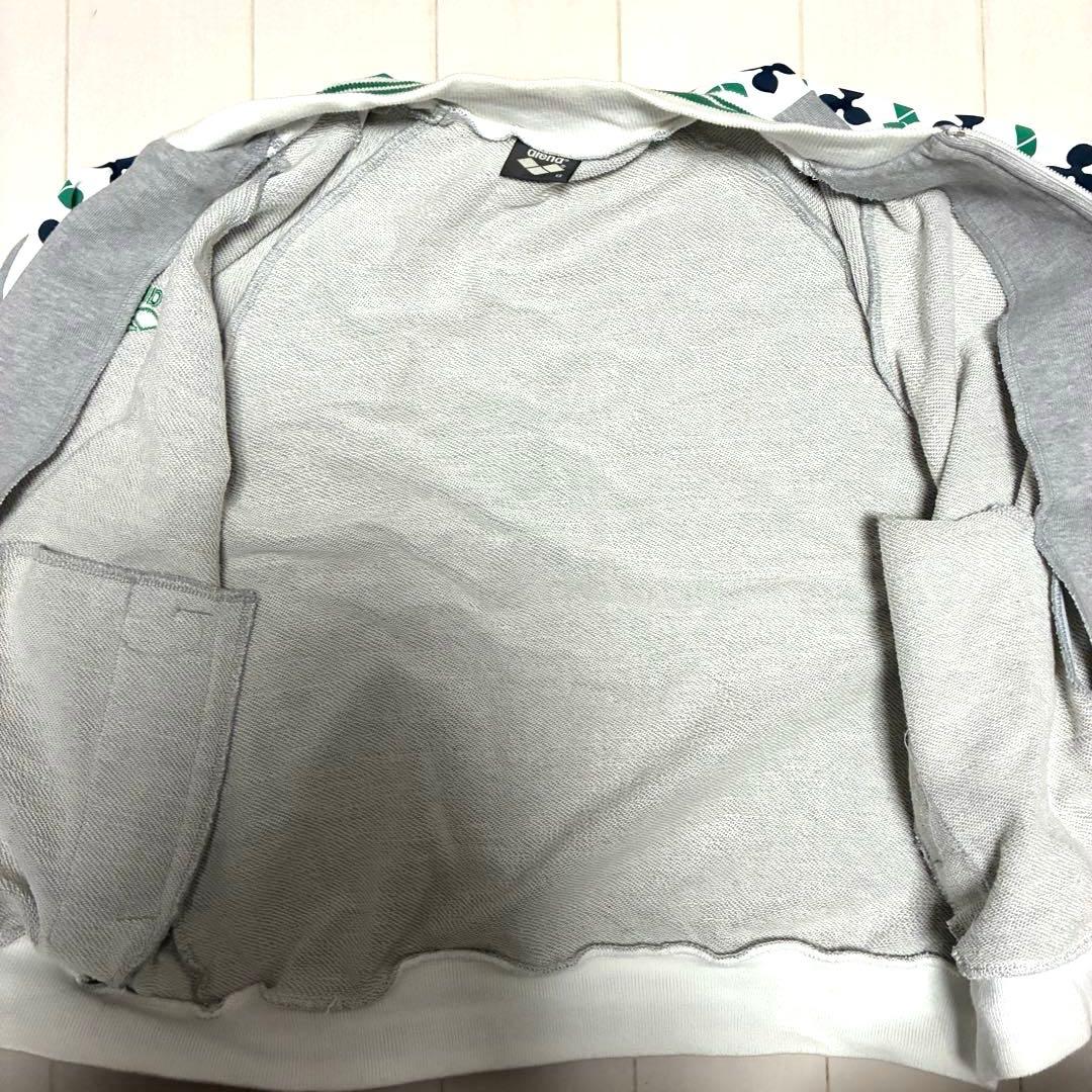 arena × rlm コラボジャージ上下セット グレー×グリーン デサント