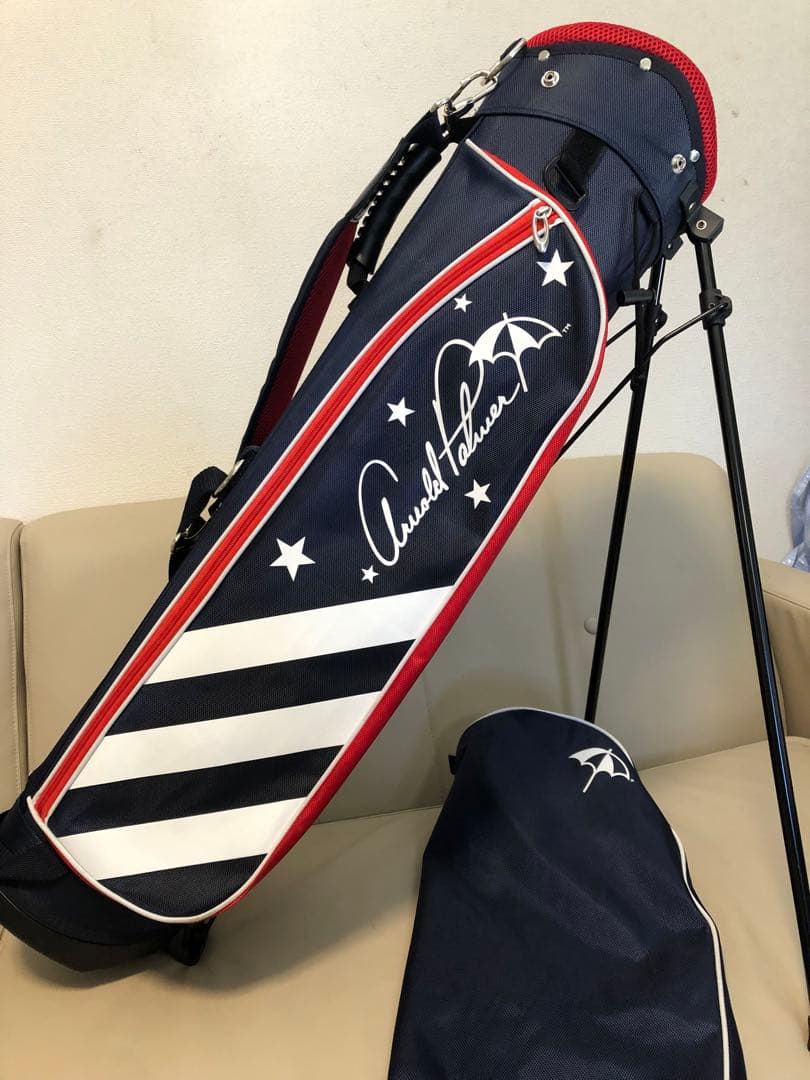 【送料込み】希少　美品　アーノルドパーマー　超軽量　キャディバッグ　6.5型