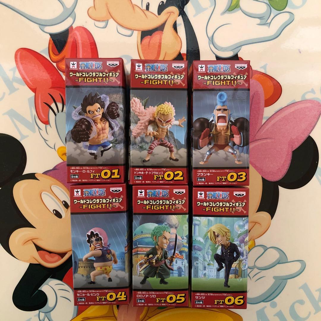 ワンピースワールドコレクタブルフィギュア ＦＩＧＨＴ！！　セット売り