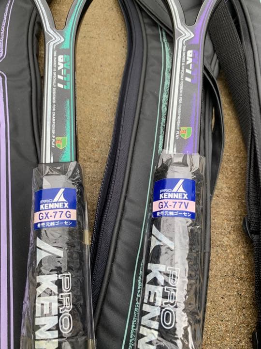 プロケンネックス軟式テニスラケット専用ケース付き3本セット　スポーツ　部活動