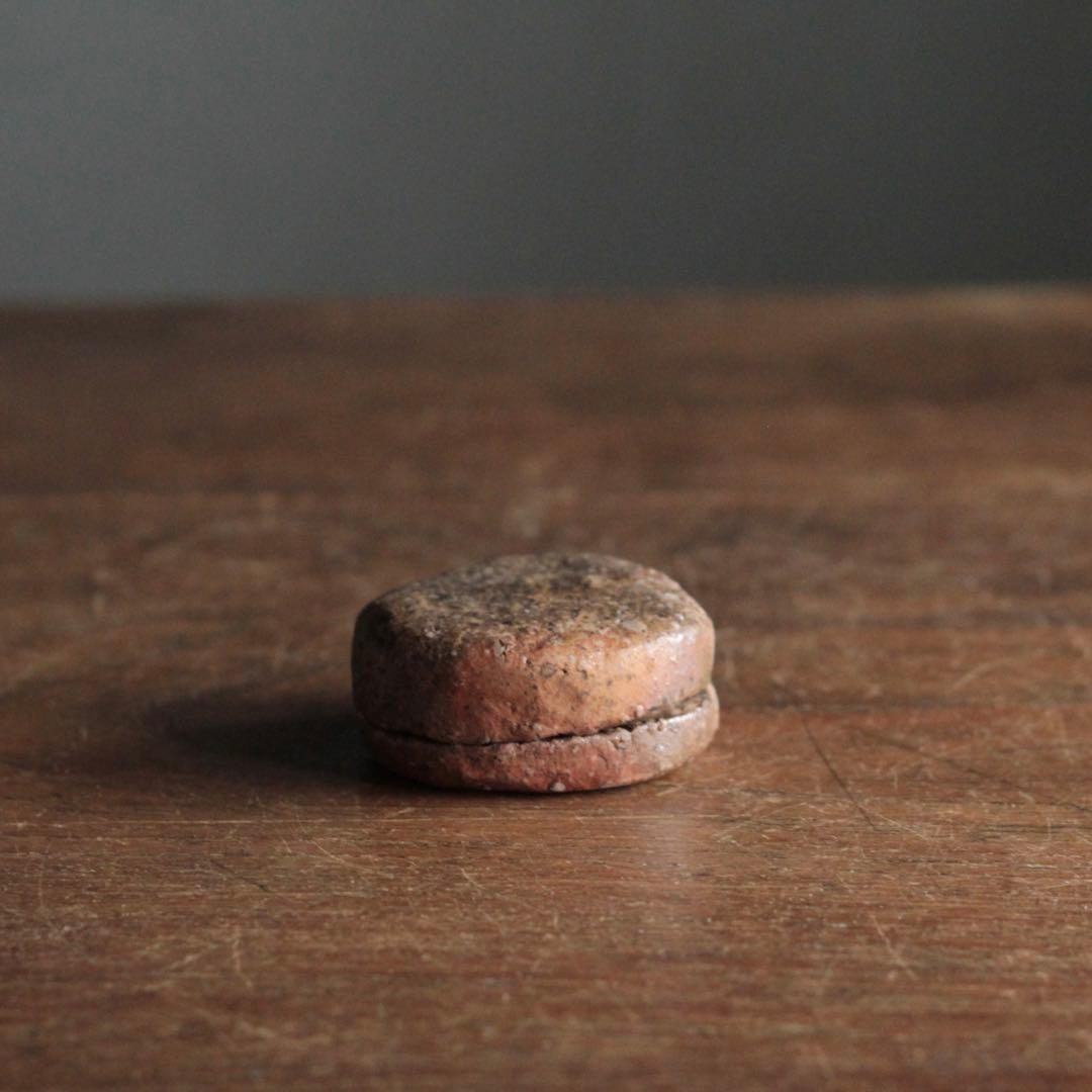 信楽 黴餅 香合 茶道具 古美術 古道具 アンティーク