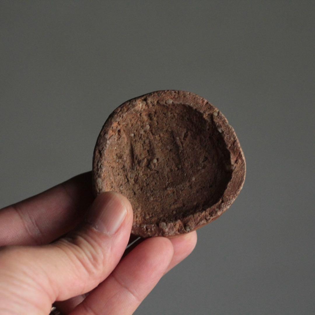 信楽 黴餅 香合 茶道具 古美術 古道具 アンティーク