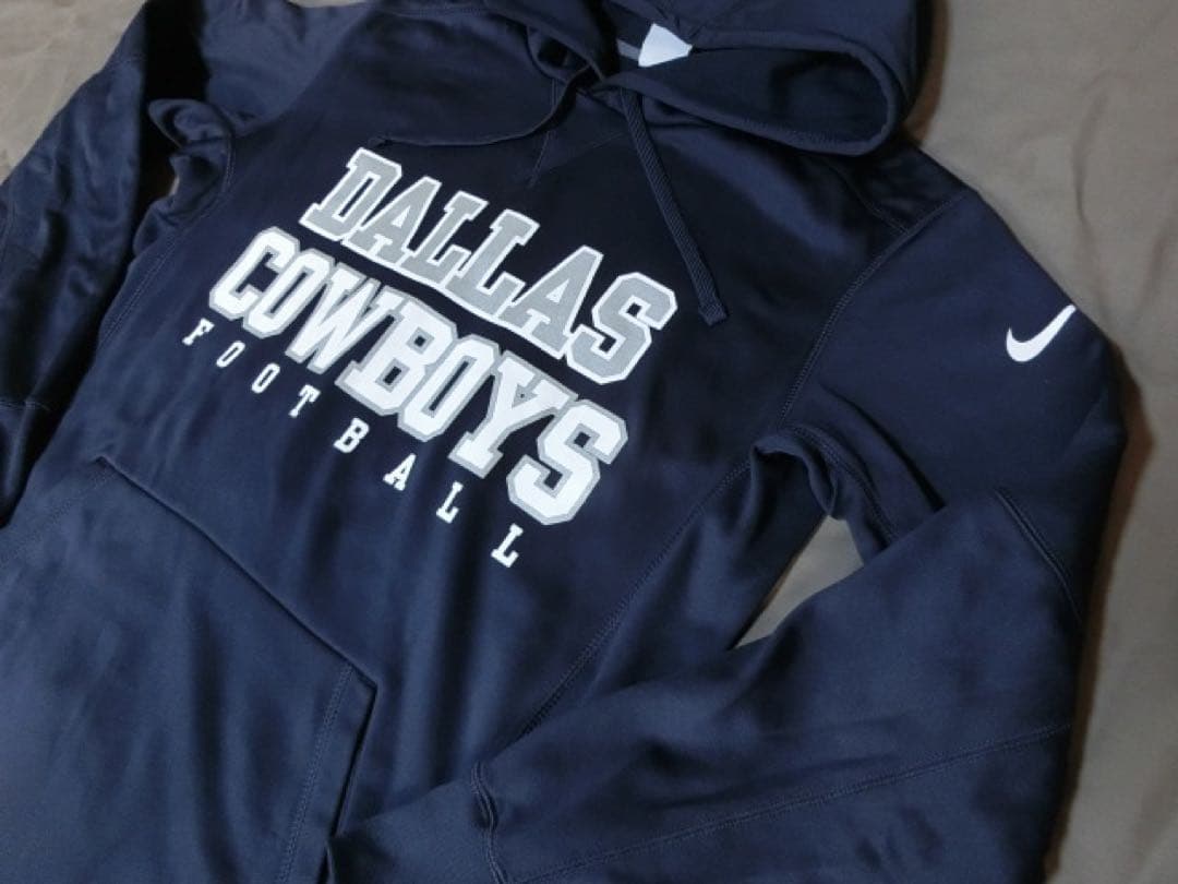 Nike NFLアメフト ダラスカーボーイズ パーカーUS S 紺
