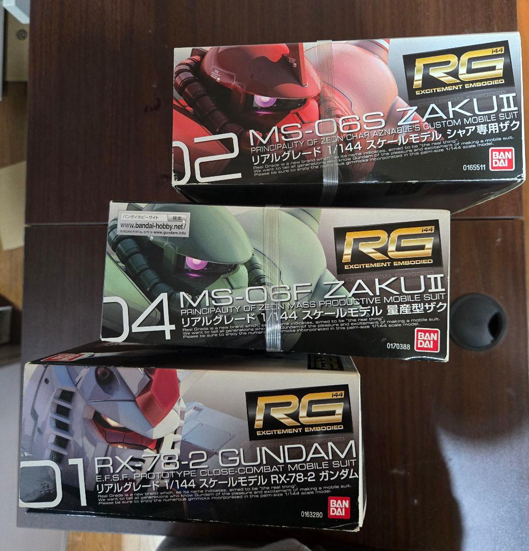 RG 1/144 30th MS06S MS06F RX-78　セット