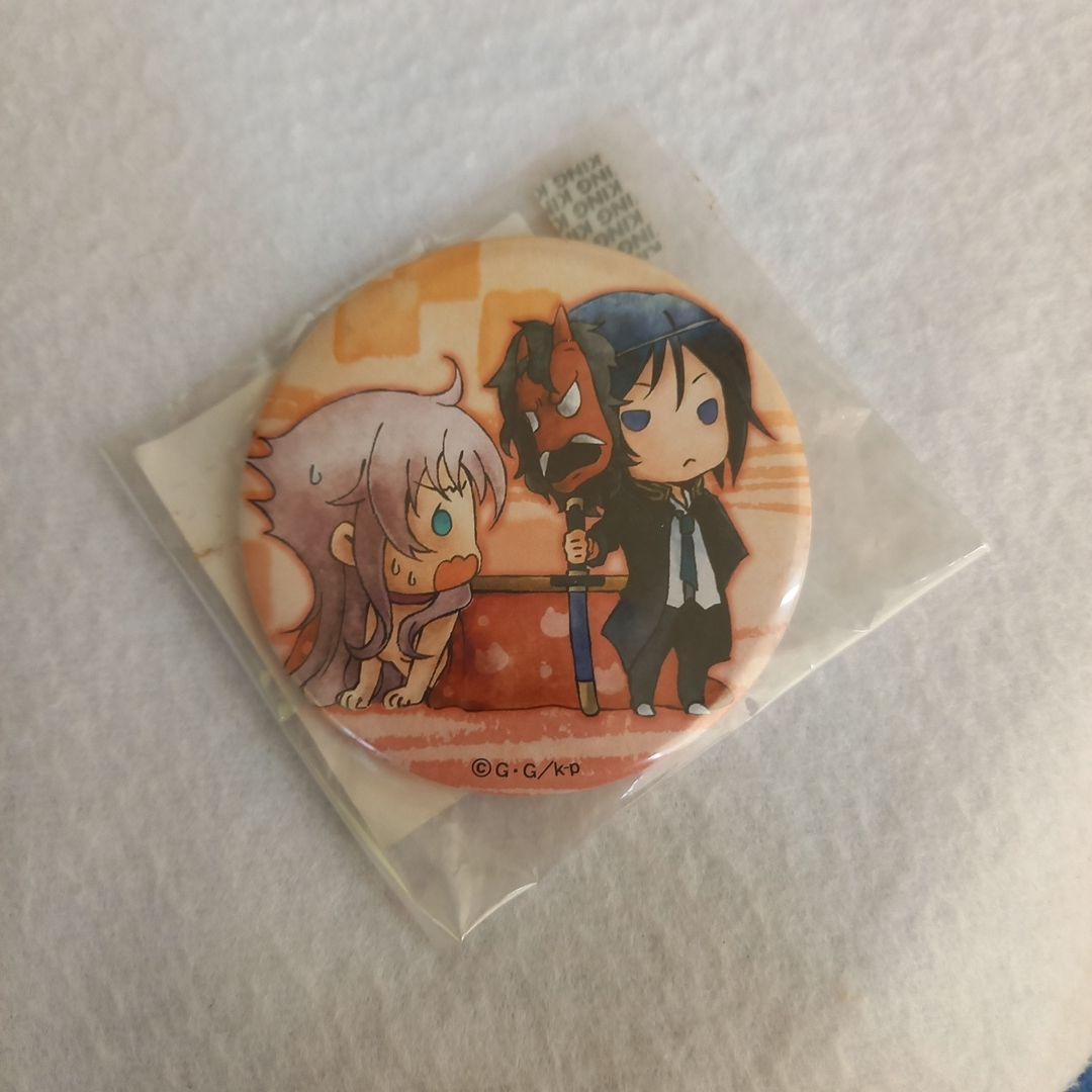 アニメK MISSING KINGS 夜刀神狗朗 ネコ 缶バッジ