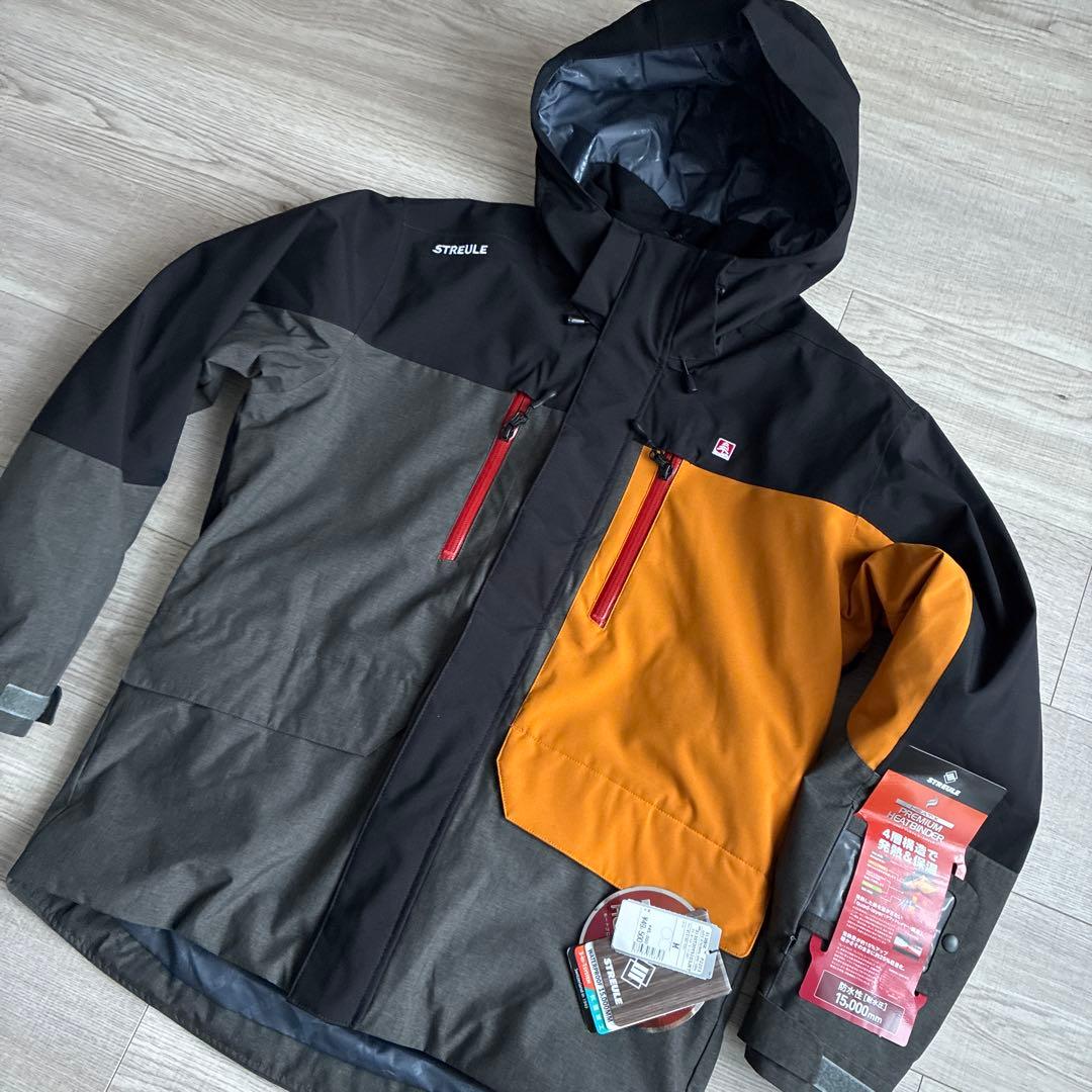 未使用 streule スキーウェア スノボードウェア ジャケット M インナ付