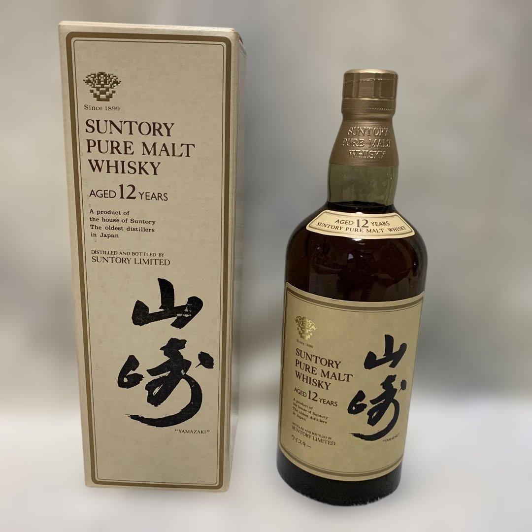 サントリー 山崎 12年 750ml　華(花)マークラベル