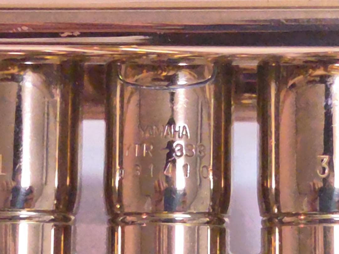 YAMAHA YTR-333 トランペット ゴールドブラス 赤ベル #3031