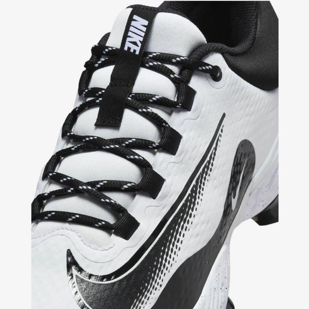 ナイキ アルファ ハラチ エリート 27.5 野球 スパイク 靴 シューズ 白b