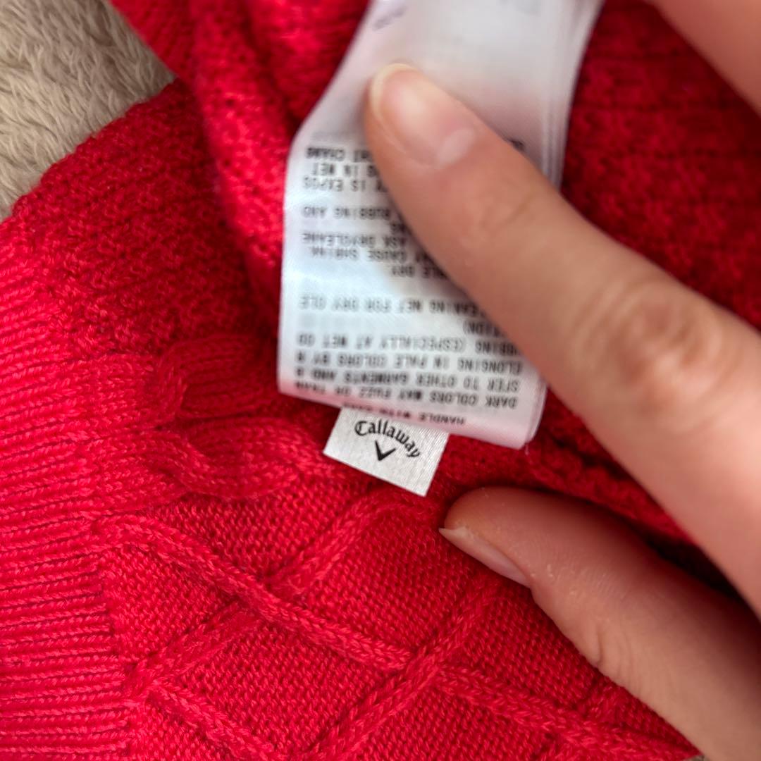 Callaway 赤 、ネイビータートルネック セーター２枚セット